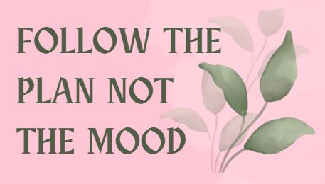 Follow the Plan Not the Mood